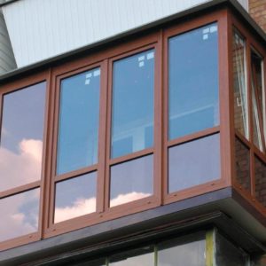 Противопожарный витраж для балкона / серия FRM7365